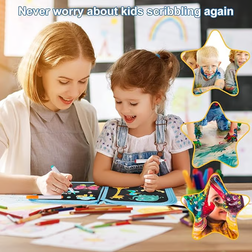 🎁✨Children's Doodle Magical Watercolor Book