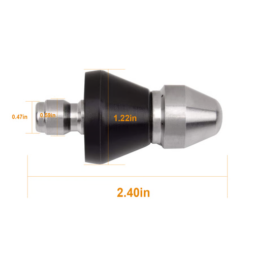 🏆Flash Sale⚡ 50K+ SOLD! Almost Gone-💥⏰Sewer Cleaning Tool High-pressure Nozzle,Best Gifts