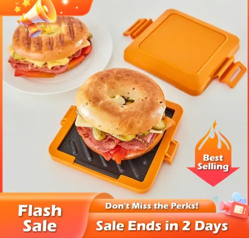 🏆Flash Sale⚡ 50K+ SOLD! Almost Gone-💥🔥Microwave Toastie Sandwich Maker