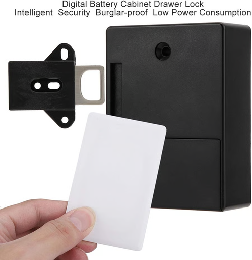 Electronic Cabinet Lock DIY For Wooden Drawer Cabinet