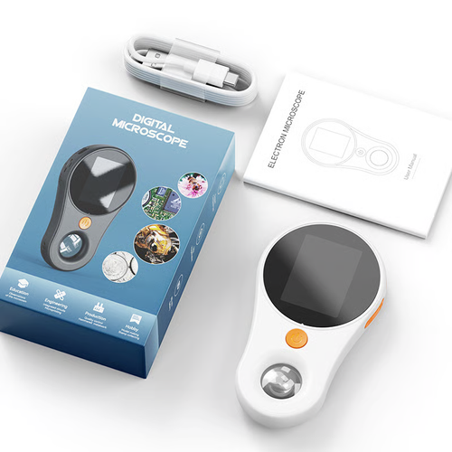 💥500X High-Precision Portable Handheld Digital Microscope with Super Macro Lens for Maintenance, Welding, Scientific Research, and Testing
