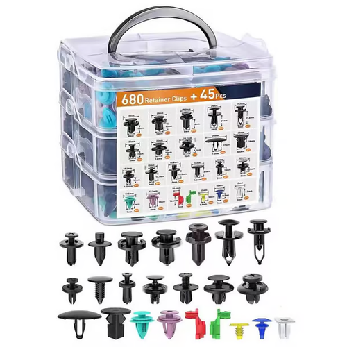 680Pcs Car Retainer Clips & Fastener Remover