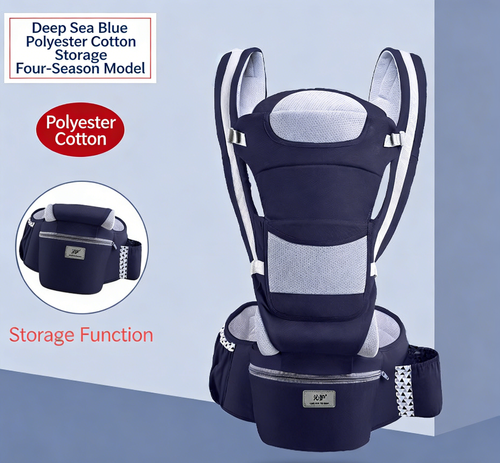 No More Sore Back from Holding Baby - Multi-functional Carrier with Waist Stool,
