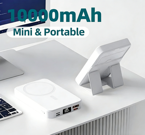 Must-Have for Minimalists ✨ Mini Magnetic Charger, Stylish & Powerful