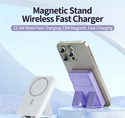 Must-Have for Minimalists ✨ Mini Magnetic Charger, Stylish & Powerful