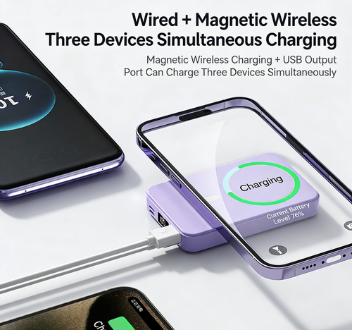 Must-Have for Minimalists ✨ Mini Magnetic Charger, Stylish & Powerful