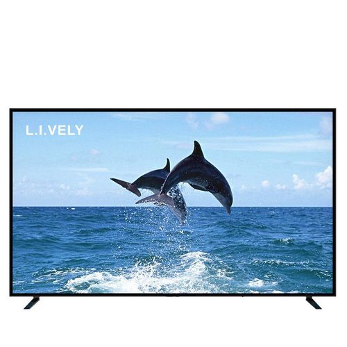 Large-screen smart TV with high resolution, the big screen gives you a better viewing experience.