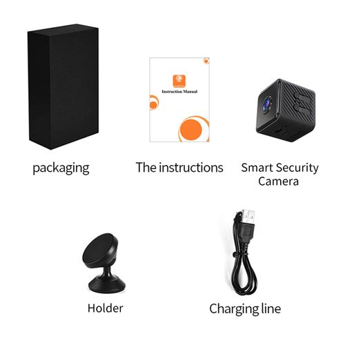 🔥Hot Seller🔥 COD！1080P HD Smart Home Security Camera, Night Vision Wireless Monitoring Camera, Support 4-64GB Memory Card, Multifunctional Mini Surveillance Camera For Home Shop Outdoor Safety