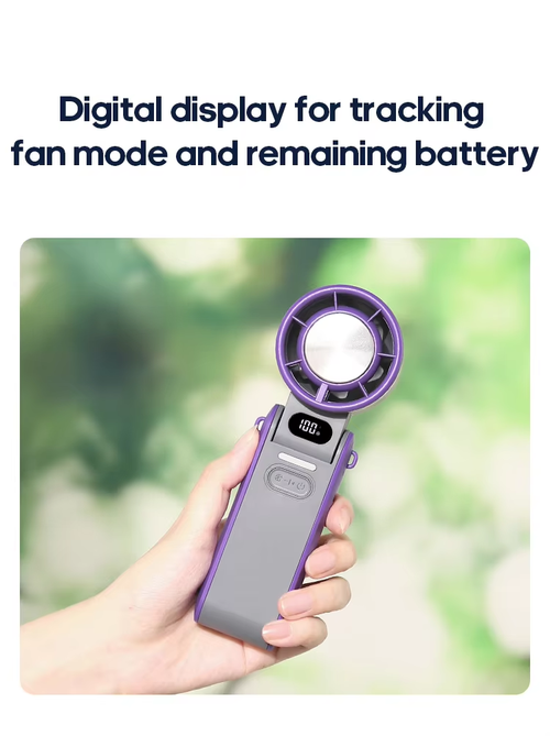 Portable Neck-Hanging Foldable Fan