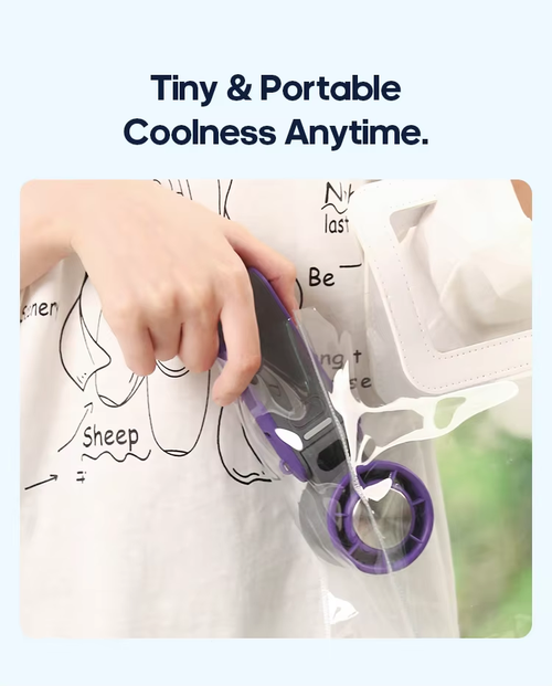 Portable Neck-Hanging Foldable Fan