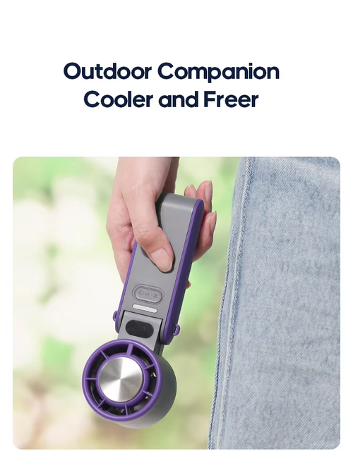 Portable Neck-Hanging Foldable Fan