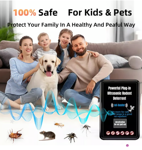 HOT SALE🔥Powerful Plug-In Ultrasonic Rodent Deterrent