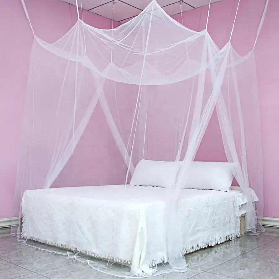 Mosquito Net for Bed Hanging Bed Net Ideal for Bedroom Decorative and Travel Camping used to protect from Mosquitoes