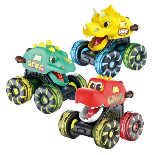 Press & Go Dinosaur Toy Car With Lights