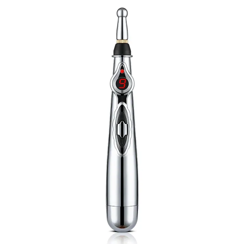 Source Manufacturers Wholesale Wireless Mini Electric Needle Pen Meridian Energy Massage Pen Laser Acupuncture Massager