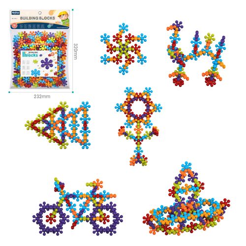 DIY plum blossom building blocks