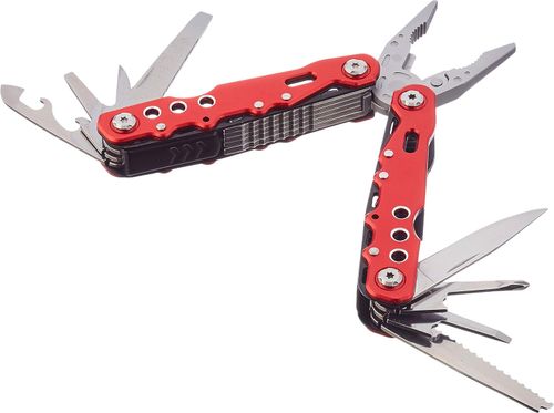 New Arrival Red Stainless Steel Hammer Pliers Multitool One Pice Multifunction Pliers for Outdoor Sport