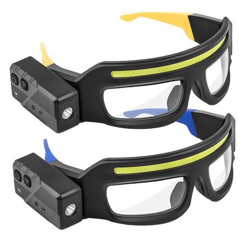 XTE multifunctional glasses light TYPE-C rechargeable warning headlight compact and portable sensor headlight