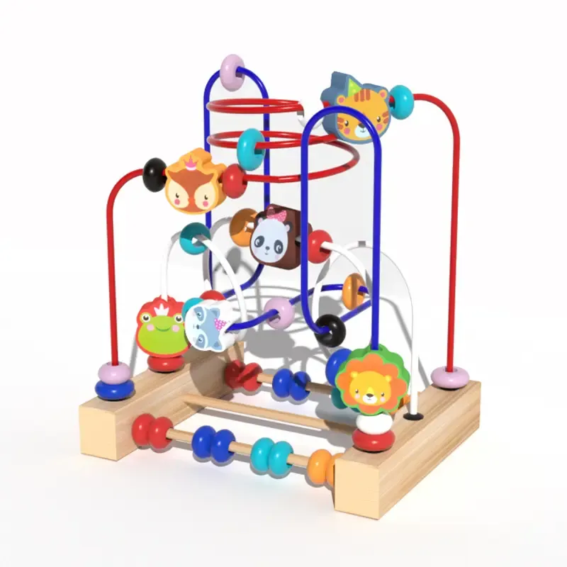 Three track animals baby toys education products suit for developing from 0 to 3 years