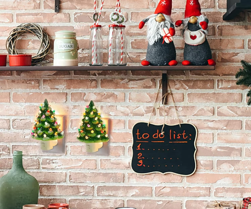 Vintage Christmas Tree LED Night Ligh