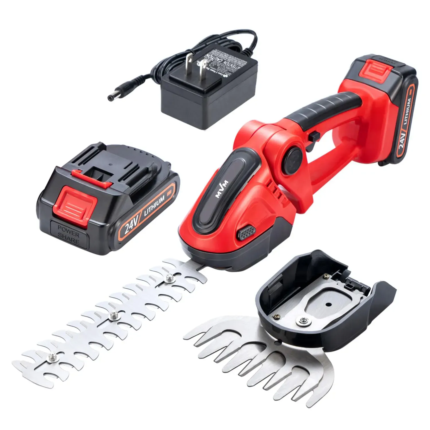 Grass Shear & Hedge Trimmer Handheld Battery Garden Electric Cordless Hedge Trimmer
