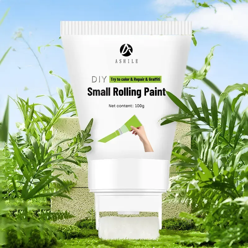 OEM Small Rolling DIY Wall Repair Paste Mending Agent Quick-Drying Latex Paint Wall Latex Brush for Renovation