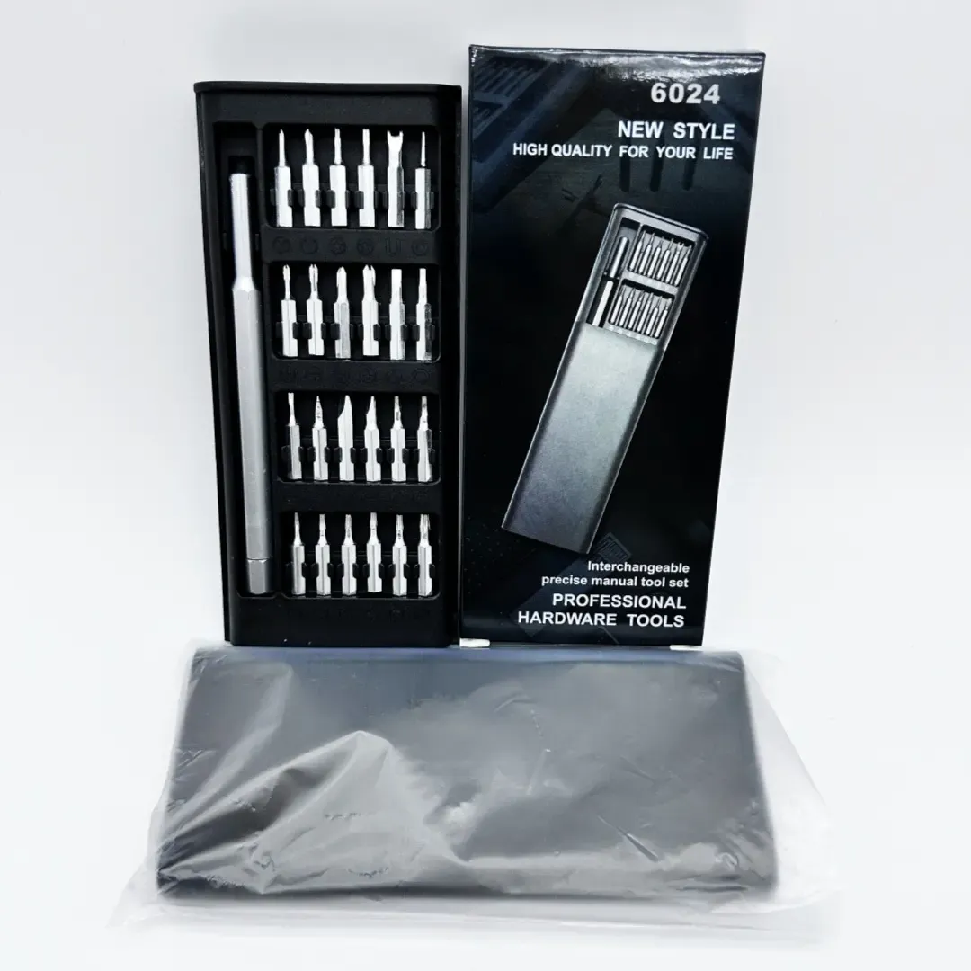 RTS Good Price Plastic Cover Multi Mobile Repair Tools 24PCS Screwdriver Bit Set Portable Hand Tool Mini Precision Screwdriver
