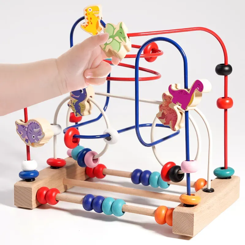 Three track animals baby toys education products suit for developing from 0 to 3 years
