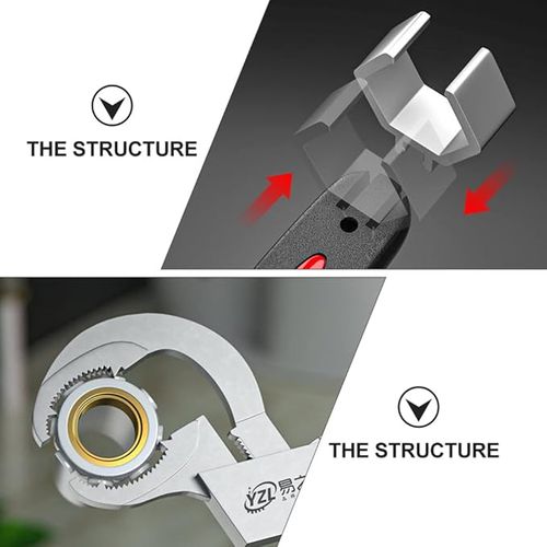 Multi-function Wrench Hardware Universal Adjustable Clamping Pliers Exquisite Teeth Wrench