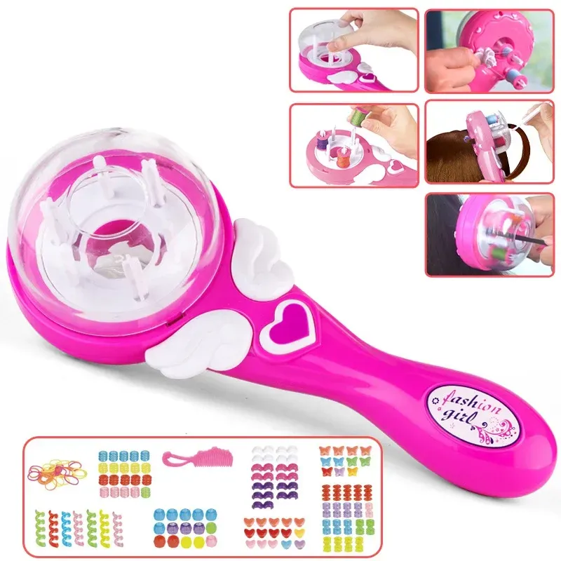 Automatic Electric Hairstyle DIY Tool for Teen Girls Salon Makeup Beauty Fashion Gift Hair Decoration Braider Styling Toy Kits