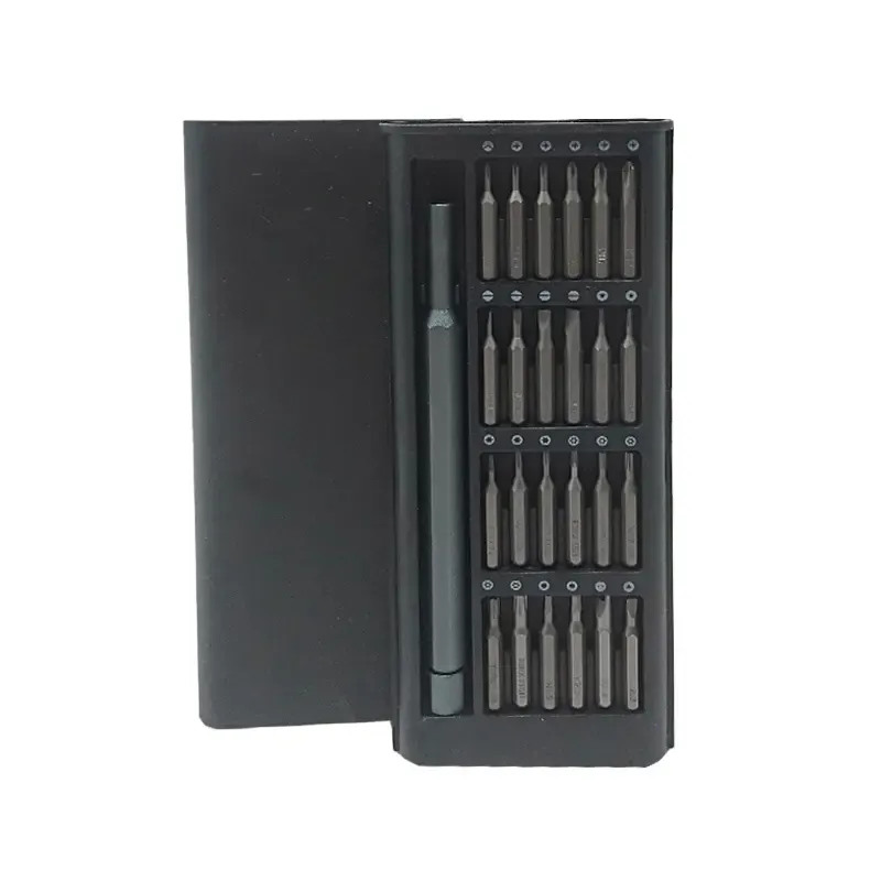 RTS Good Price Plastic Cover Multi Mobile Repair Tools 24PCS Screwdriver Bit Set Portable Hand Tool Mini Precision Screwdriver