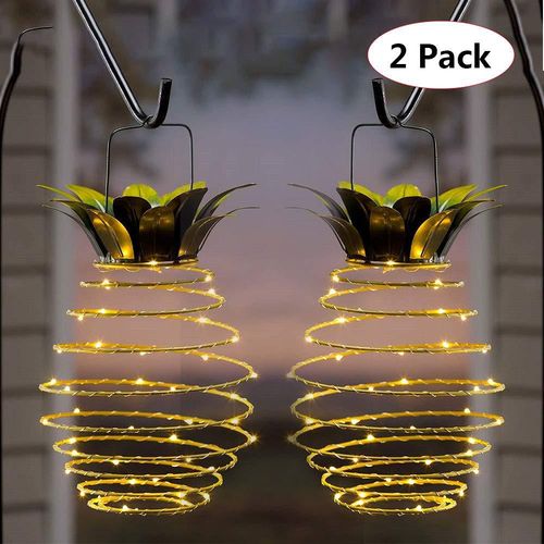 Solar Lights Outdoor Garden Decoration Popular Pineapple Lights Hanging Lights Waterproof Household Lanterns