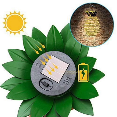Solar Lights Outdoor Garden Decoration Popular Pineapple Lights Hanging Lights Waterproof Household Lanterns