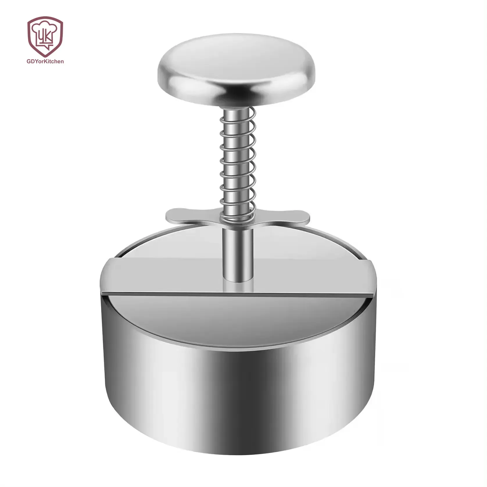 Hamburger Patty Manual Meat Press, Meat Press Mold, Stainless Steel Thickened Dumpling Skin Press, Kitchen Tool