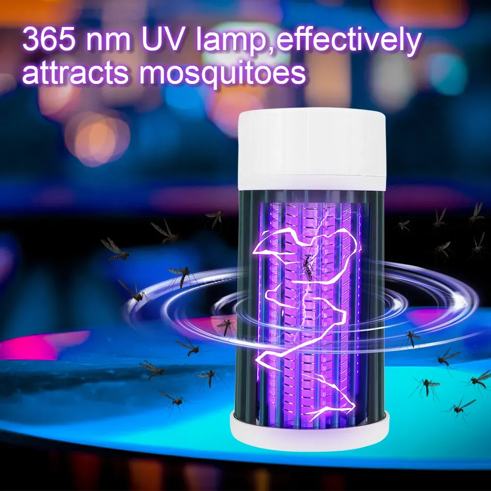 Household Pest Control Portable Electric Rechargeable Mosquito Killer Lamp Outdoor camping Mosquito Lamps