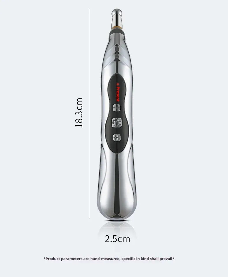 Source Manufacturers Wholesale Wireless Mini Electric Needle Pen Meridian Energy Massage Pen Laser Acupuncture Massager