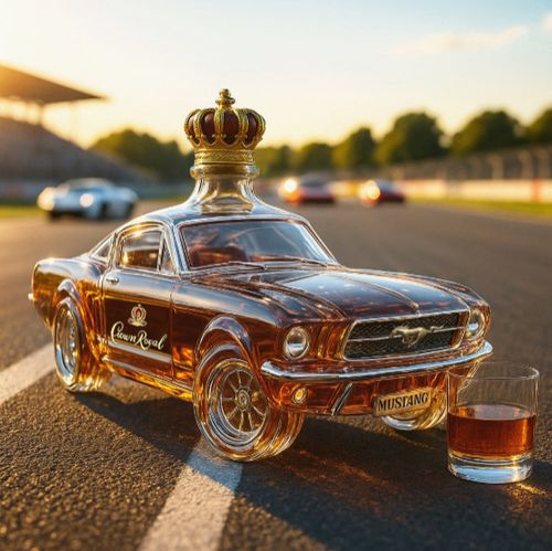 Bronco Whiskey Bottle