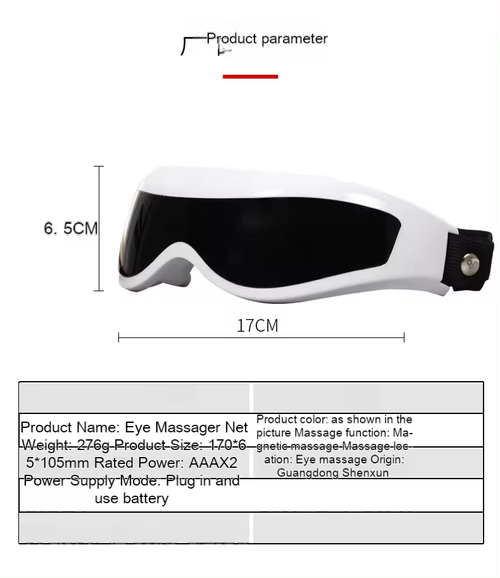 Beauty Magnet Eye Care Protector Eye Massager Magnet Vibration SPA Fatigue Massage Electric Eye Massager
