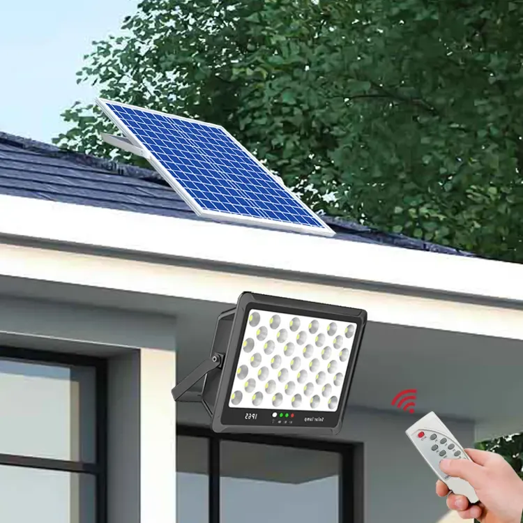 30W LED Solar Security Flood Light LED IP65 Outdoor Floodlight 6 Volt Solar LED Street Light for Outdoor in Smart Cities
