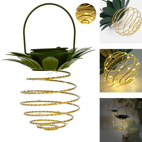 Solar Lights Outdoor Garden Decoration Popular Pineapple Lights Hanging Lights Waterproof Household Lanterns