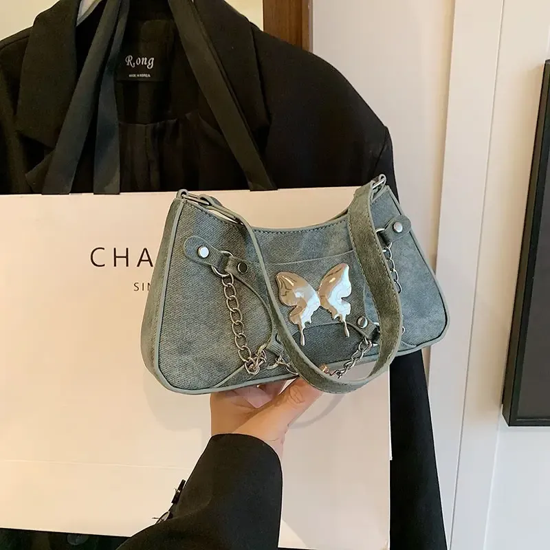Fashion simple underarm ladies bag pu Leather Shoulder Bag Women Crossbody Sling Messenger Underarm bag half moon purse