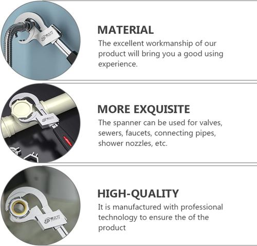 Multi-function Wrench Hardware Universal Adjustable Clamping Pliers Exquisite Teeth Wrench