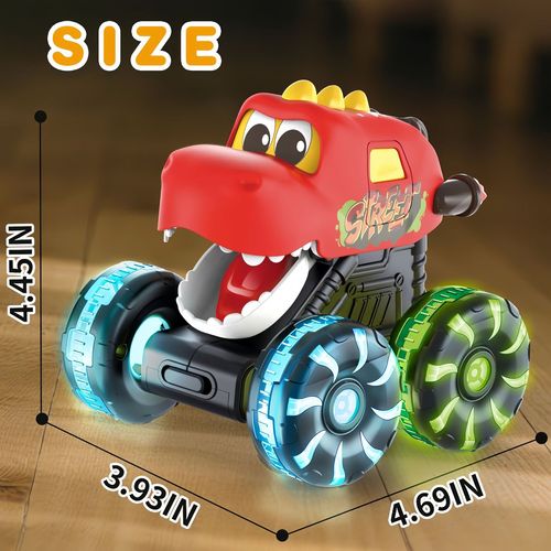 Press & Go Dinosaur Toy Car With Lights