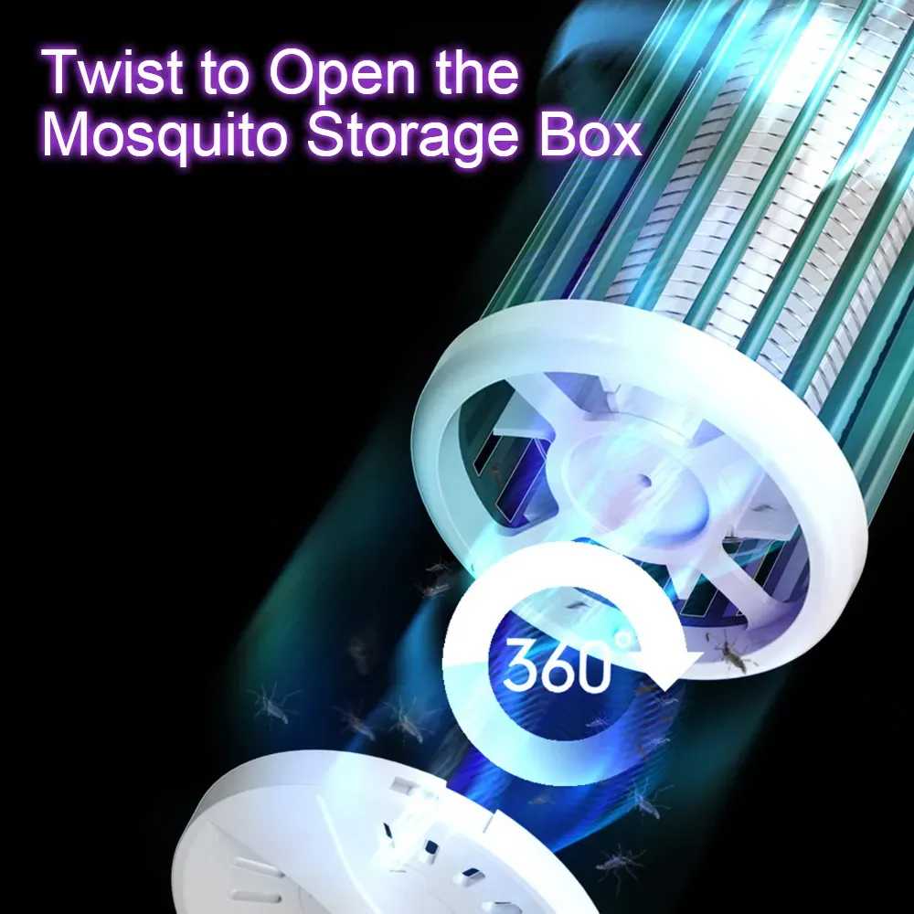 Household Pest Control Portable Electric Rechargeable Mosquito Killer Lamp Outdoor camping Mosquito Lamps