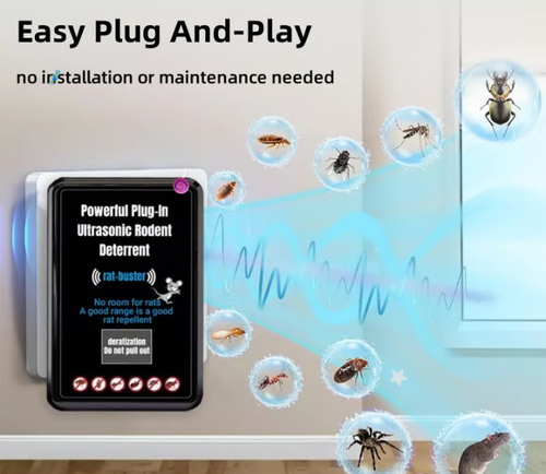 HOT SALE🔥Powerful Plug-In Ultrasonic Rodent Deterrent