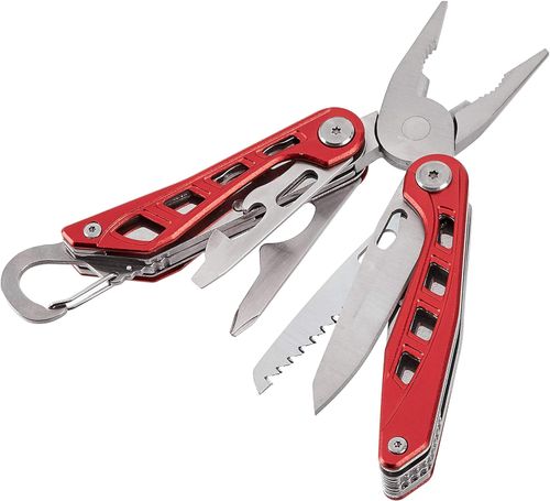 New Arrival Red Stainless Steel Hammer Pliers Multitool One Pice Multifunction Pliers for Outdoor Sport