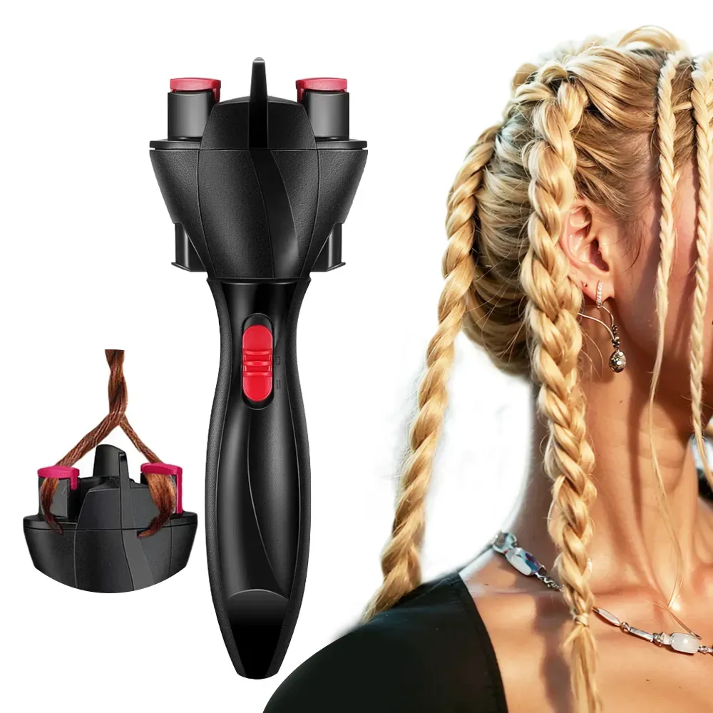 Hot Sale Portable Handheld DIY Hair Braider for Creating Tight to Loose Braids Effortlessly Automatic Hair Braider