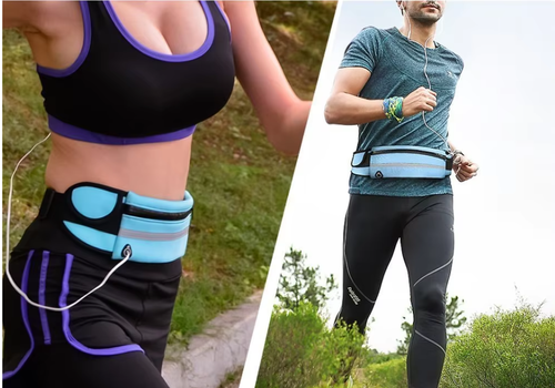 Custom Wholesale Women Waterproof Nylon Crossbody Running Belt Bag Sport Bum Fanny Pack Waist Bag