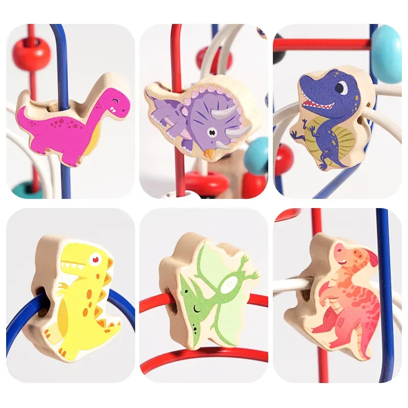 Three track animals baby toys education products suit for developing from 0 to 3 years