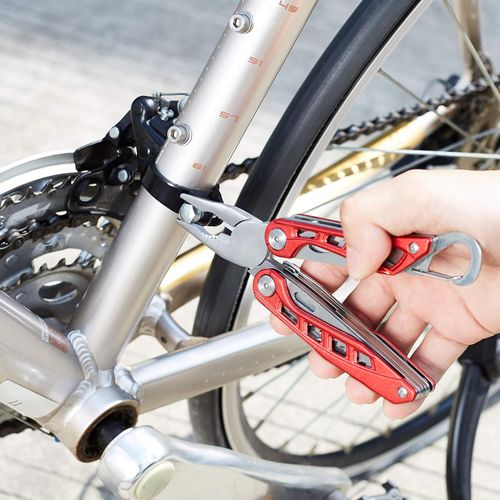 New Arrival Red Stainless Steel Hammer Pliers Multitool One Pice Multifunction Pliers for Outdoor Sport